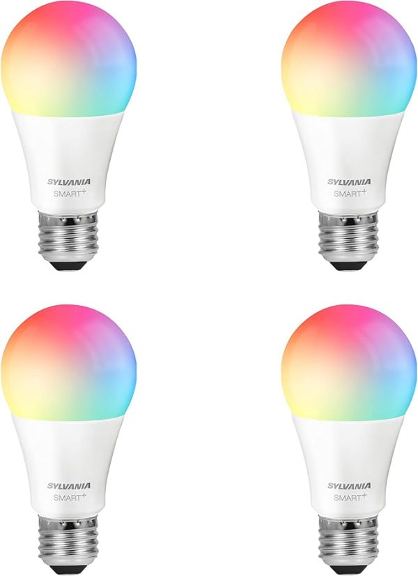 Wifi LED Smart Light Bulb, 60W Equivalent Full Color and Tunable White A19