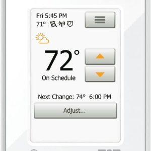 Thermostat with Floor Sensor - Ideal for Home Floor Heating - Programmable Touchscreen, Energy Monitoring, App-Controlled, Smart Home Integration