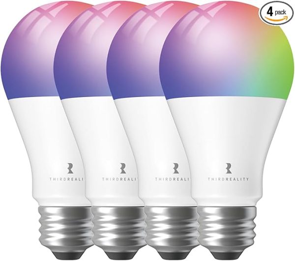 Zigbee Smart Color Bulb ZL1 4Pack,Compatible with Home Assistant